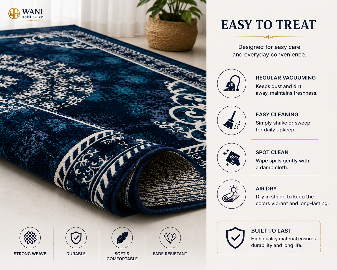 Premium Designer Carpet – Elegant Traditional Pattern - Image 5