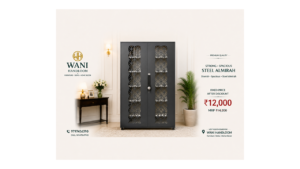 Spacious Steel Almirah with Modern Design