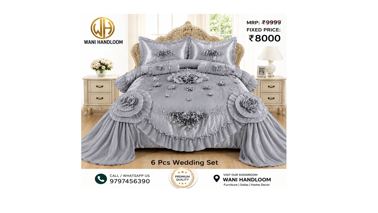 6-Piece Luxury Comforter Wedding Set